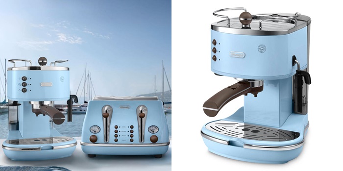 DELONGHI เครื่องชงกาแฟ ESPRESSO สีฟ้า