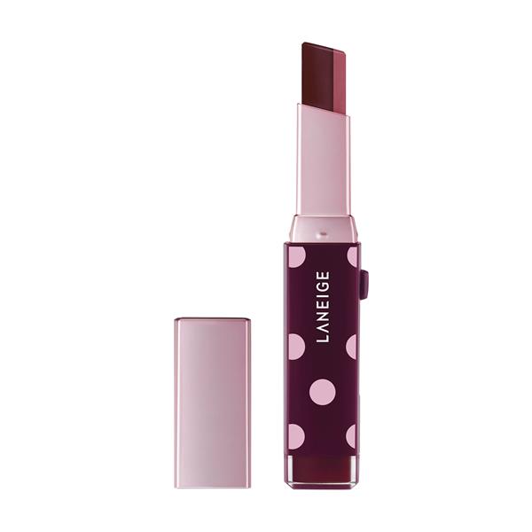 ลิปสติก LANEIGE X YCH Two Tone Matte Lip Bar No.1 Burgundy Mood