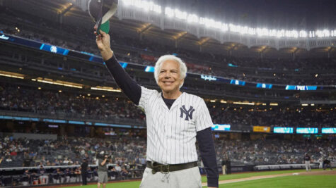 10 He threw the first pitch at a Yankees Game