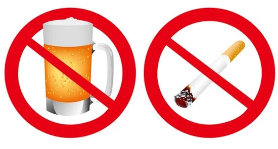 6 NO DRINK & SMOKE