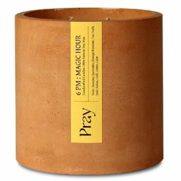 BROWN PRAY.OFFICIAL CANDLE