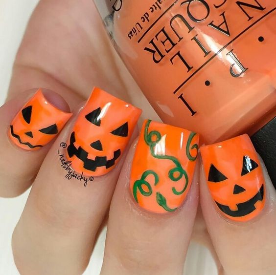 Halloween Nail Paint Pict 1