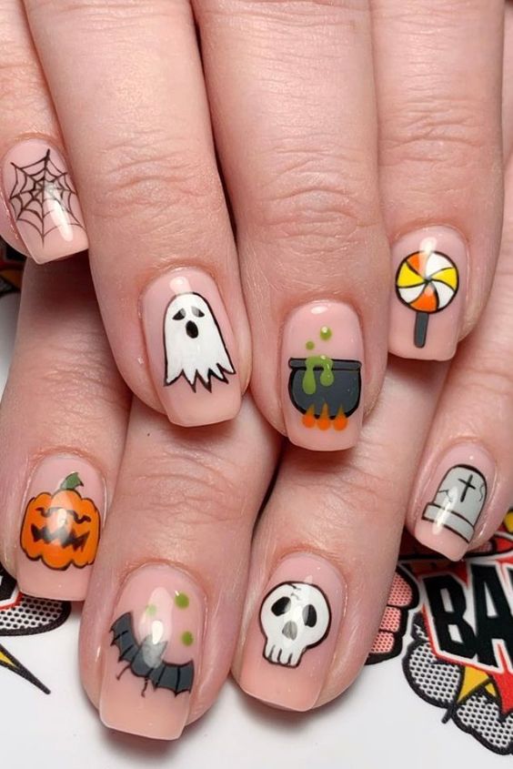 Halloween Nail Paint Pict 8