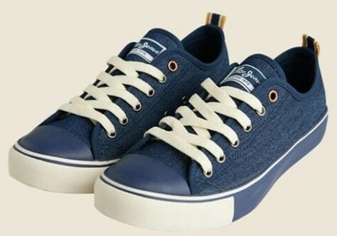 MC JEANS BLUE WATERPROOF SNEAKERS