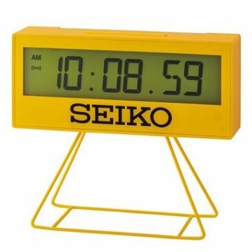 YELLOW SEIKO CLOCK