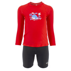 GRANDSPORT ชุดว่ายน้ำเด็กชายแบบ 2 ท่อน สีแดง (342240)