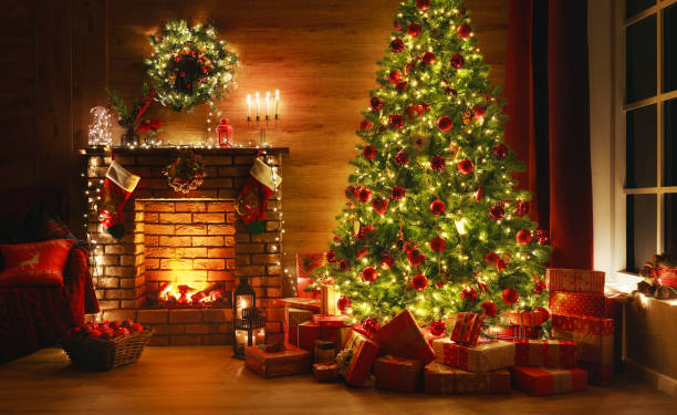 light-on-christmas-tree
