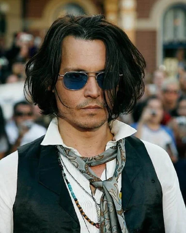 Johnny-Depp-Messy-Long-Hair